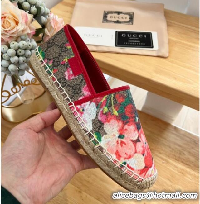 Luxury Gucci GG Flora Canvas Espadrilles Flat 125107