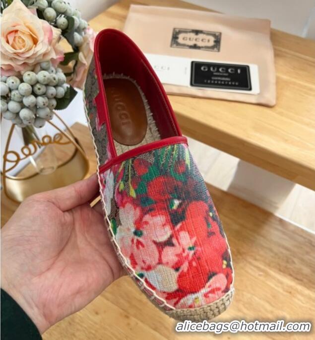 Luxury Gucci GG Flora Canvas Espadrilles Flat 125107