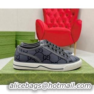 Best Product Gucci Tennis 1977 Low-top Sneakers in GG Ripstop Fabric Dark Grey 127064