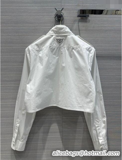 Buy Discount Prada Short Shirt P11008 White 2024