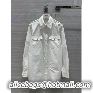 Promotional Prada Shirt Dress P11003 White 2024