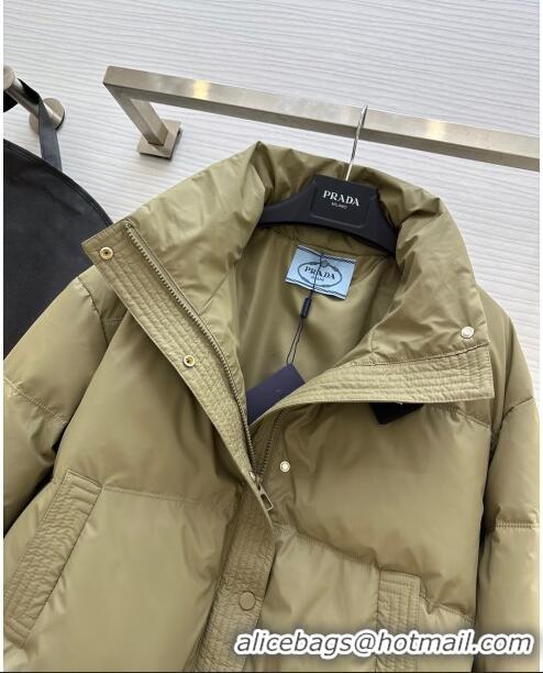 Top Quality Prada Down Jacket P11010 Green 2024