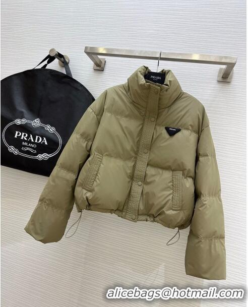 Top Quality Prada Down Jacket P11010 Green 2024