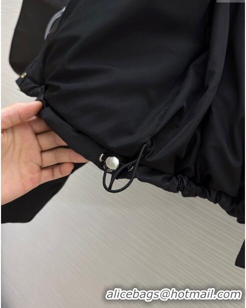 Top Quality Prada Down Jacket P11012 Black 2024