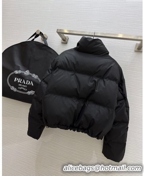 Top Quality Prada Down Jacket P11012 Black 2024