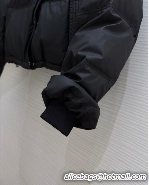 Top Quality Prada Down Jacket P11012 Black 2024