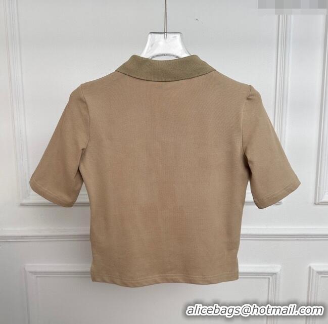 Best Price Prada Short T-shirt P112113 Khaki 2024