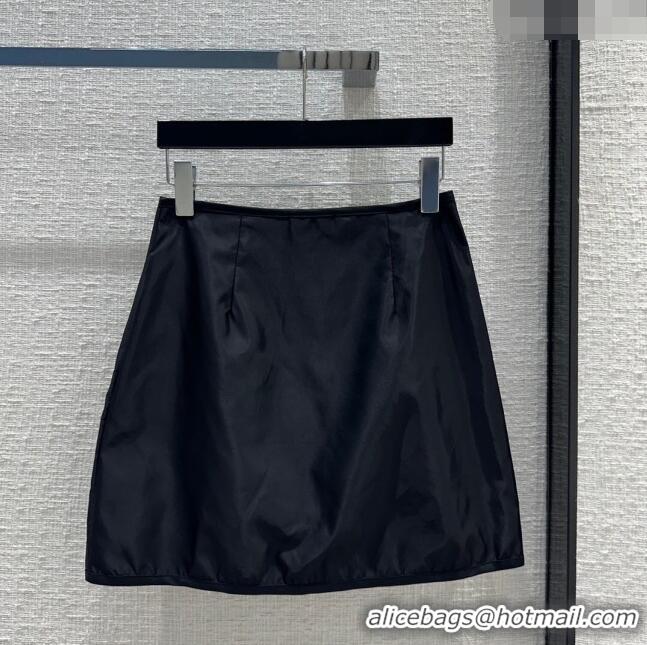 Top Quality Prada Nylon Skirt P022320 Black 2024