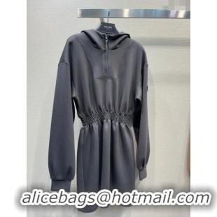 ​Buy Inexpensive Prada Cotton Dress P022626 Grey 2024