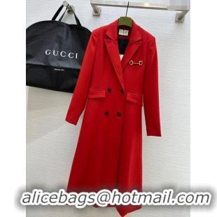 Good Product Gucci Long Coat G11206 Red 2024