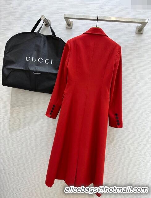 Good Product Gucci Long Coat G11206 Red 2024