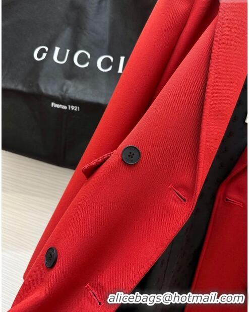 Good Product Gucci Long Coat G11206 Red 2024