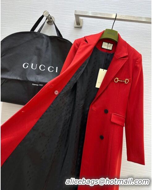 Good Product Gucci Long Coat G11206 Red 2024