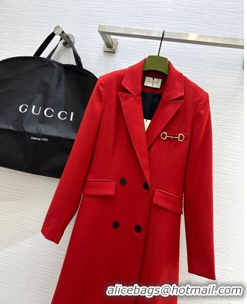 Good Product Gucci Long Coat G11206 Red 2024