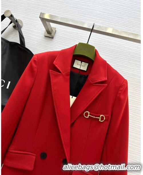 Good Product Gucci Long Coat G11206 Red 2024