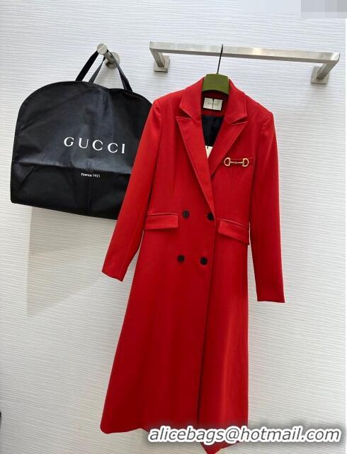 Good Product Gucci Long Coat G11206 Red 2024