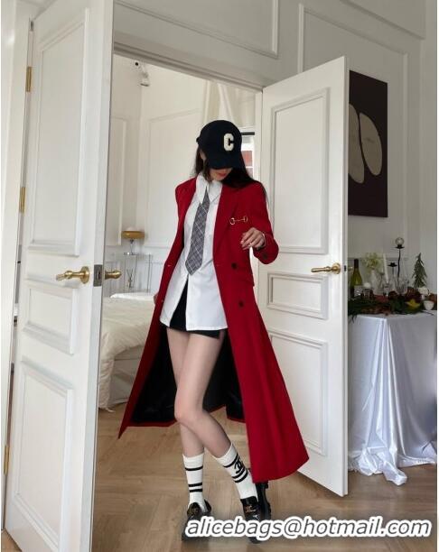 Good Product Gucci Long Coat G11206 Red 2024