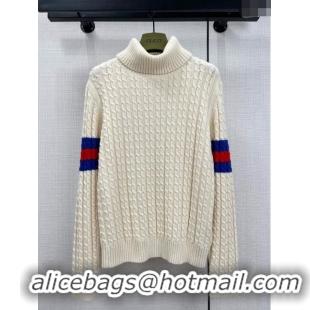 Good Looking Gucci Wool Sweater G11224 Beige 2024