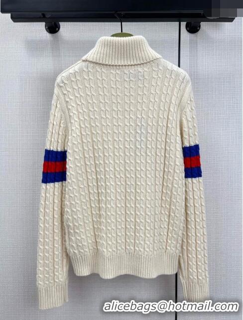 Good Looking Gucci Wool Sweater G11224 Beige 2024