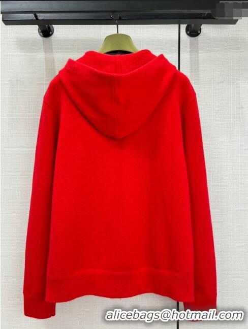 ​Luxurious Best Gucci Wool Sweater G11310 Black/Red 2024