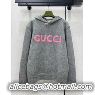 Good Looking Gucci Wool Sweater G11311 Grey 2024