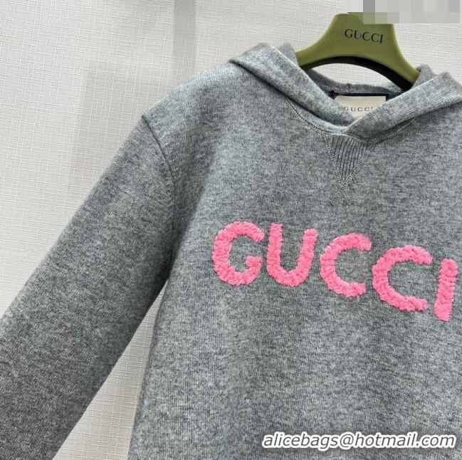 Good Looking Gucci Wool Sweater G11311 Grey 2024