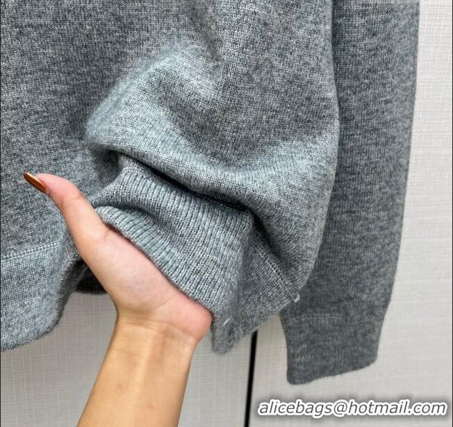 Good Looking Gucci Wool Sweater G11311 Grey 2024