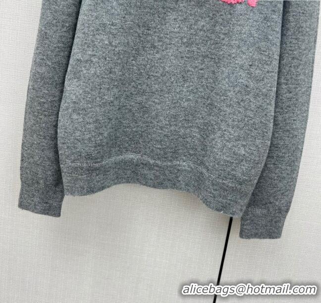 Good Looking Gucci Wool Sweater G11311 Grey 2024