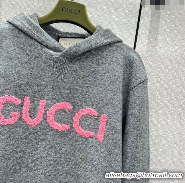 Good Looking Gucci Wool Sweater G11311 Grey 2024