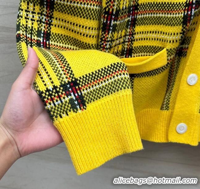 Well Crafted Gucci Wool Cardigan G022317 Yellow 2024