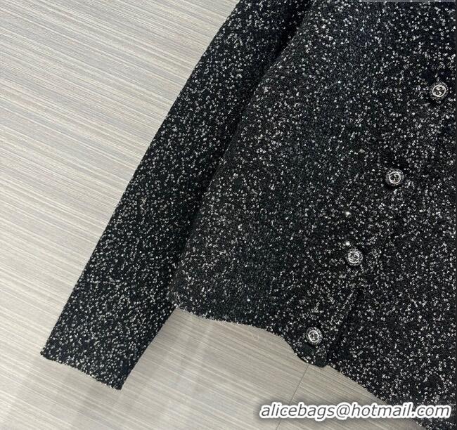 Pretty Style Famous Brand Gucci Sequin Cardigan G022610 Black 2024