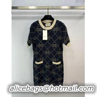 Buy Inexpensive Gucci Wool & Cashmere Dress G022733 Black 2024