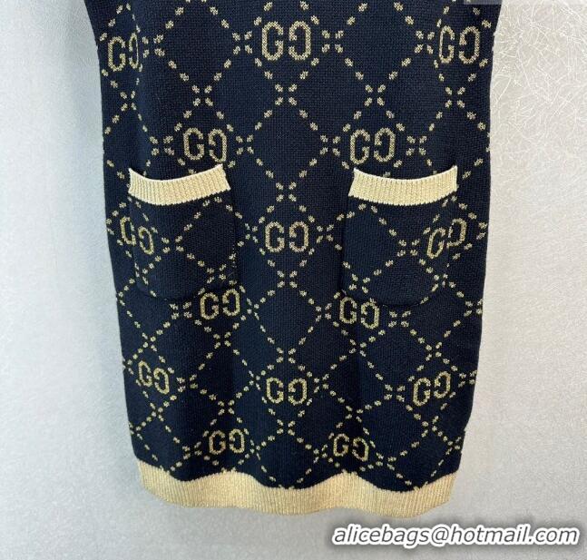 Buy Inexpensive Gucci Wool & Cashmere Dress G022733 Black 2024