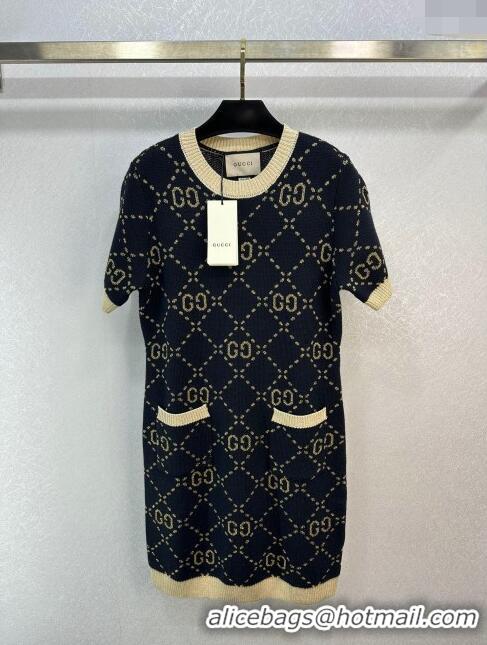 Buy Inexpensive Gucci Wool & Cashmere Dress G022733 Black 2024