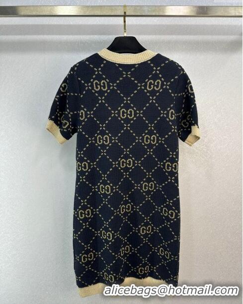 Buy Inexpensive Gucci Wool & Cashmere Dress G022733 Black 2024