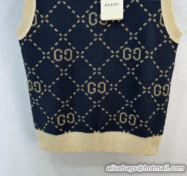 ​Best Price Gucci Wool & Cashmere Vest G022735 Black 2024