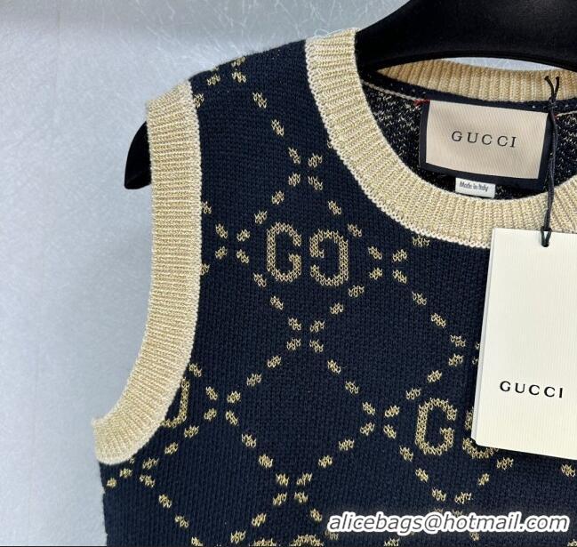 ​Best Price Gucci Wool & Cashmere Vest G022735 Black 2024