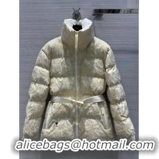 Hot Sell Cheap Dior Padded Coat D11215 Beige 2024