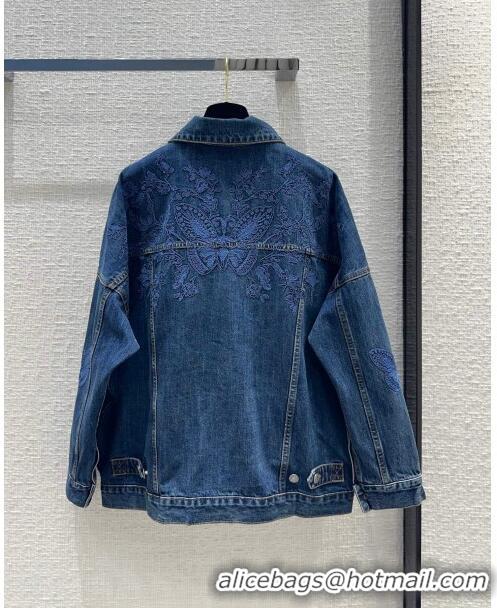 Promotional Dior Denim Jacket D022302 Blue 2024