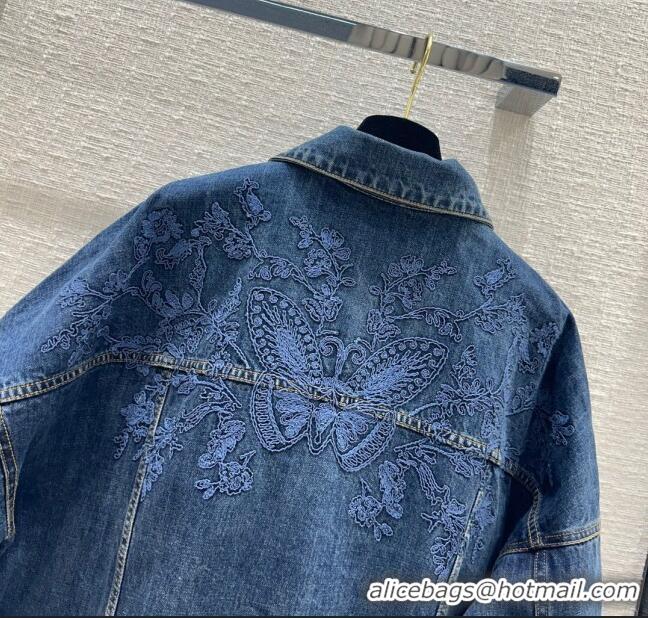 Promotional Dior Denim Jacket D022302 Blue 2024