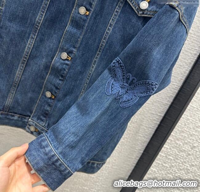 Promotional Dior Denim Jacket D022302 Blue 2024