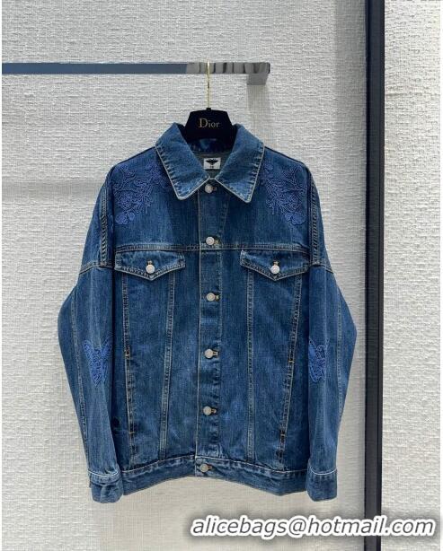 Promotional Dior Denim Jacket D022302 Blue 2024