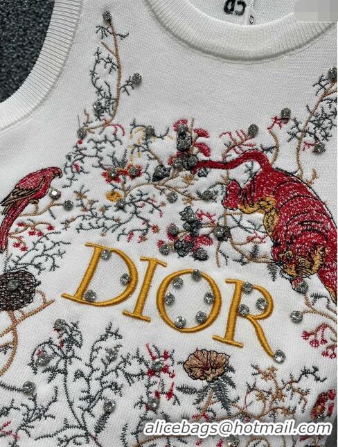 Grade Quality Dior Knit Vest D022711 White 2024