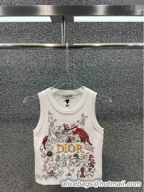 Grade Quality Dior Knit Vest D022711 White 2024