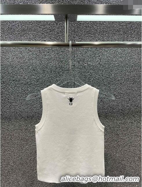 Grade Quality Dior Knit Vest D022711 White 2024