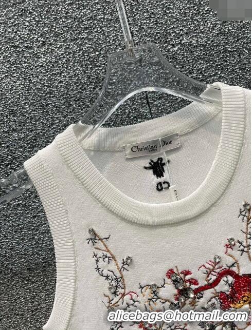 Grade Quality Dior Knit Vest D022711 White 2024