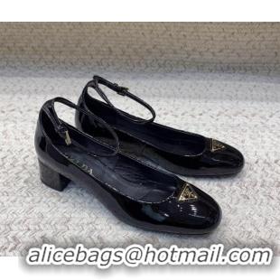 Good Looking Prada Patent leather pumps 3.5cm Black 228050