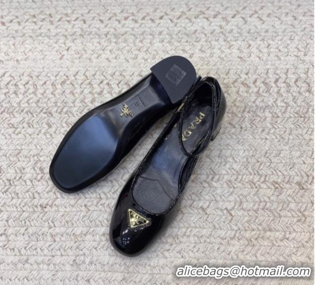 Good Looking Prada Patent leather pumps 3.5cm Black 228050