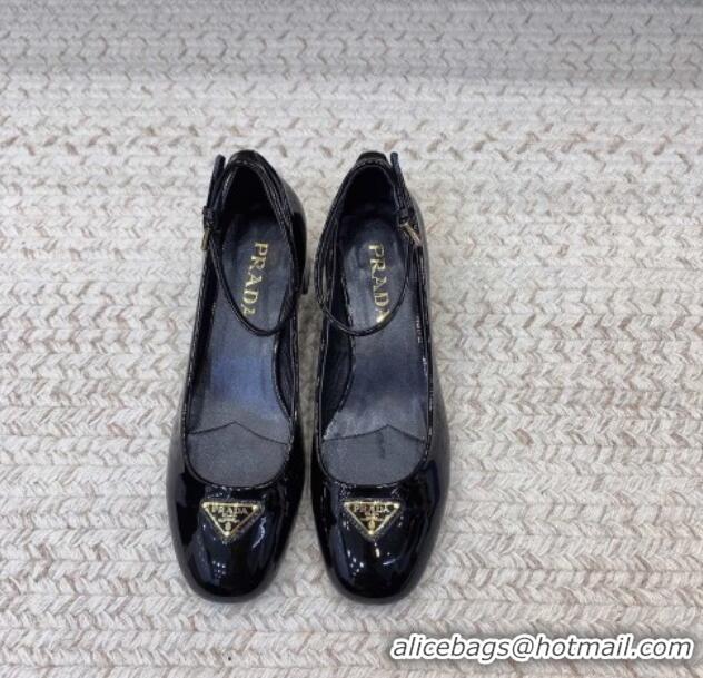 Good Looking Prada Patent leather pumps 3.5cm Black 228050