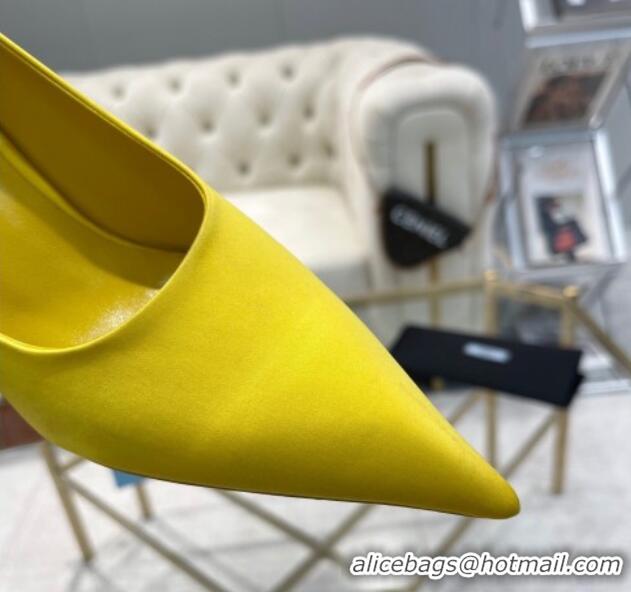 Best Product Prada Satin Pumps 8cm Yellow 0228057